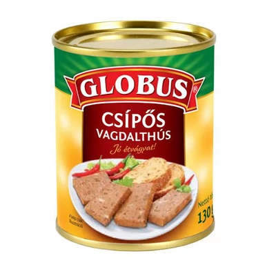 Globus 130G Csípős Vagdalt 