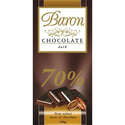 Baron 100G Étcsokoládé 70%