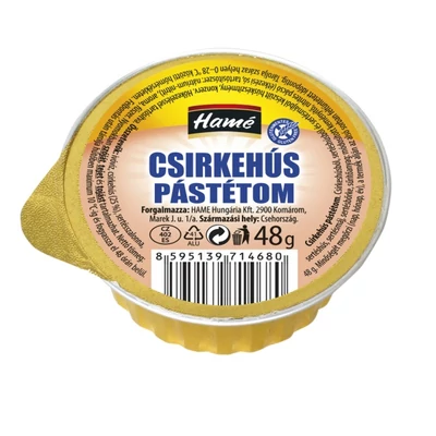 Hamé 48G Csirkehús Pástétom