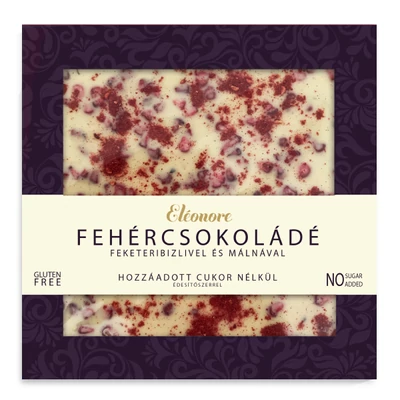 Eléonore 85G Fehércsokoládé Ribizli És Málna Édesítőszerrel