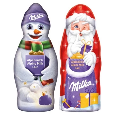 Mikulás-Hóember 15G Milka Tej