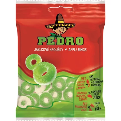 Pedro 80G Apple Ring Almás Savanyú Gumicukor PEDR1012