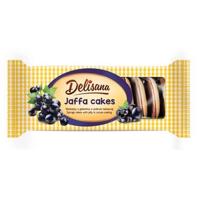 Delisana 135G Étcsokis Piskótakorong Feketeribizlivel