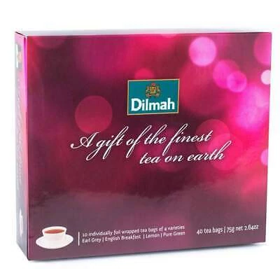 Dilmah 75g Gift of the Finest Tea 40 Piros Doboz DIGR1037