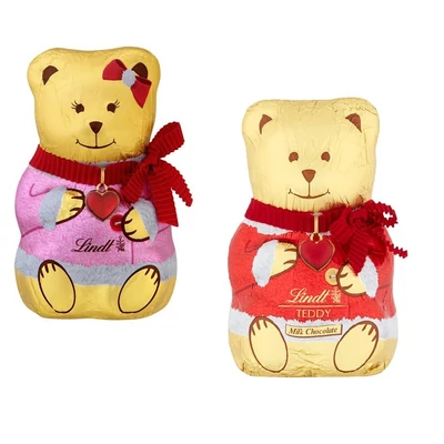 Lindt 100G Bear Girl & Bear Coat Mixed 676707