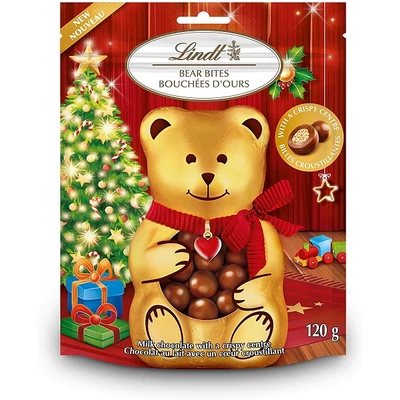Lindt 120G Teddy Milk Crispy Bites 672082