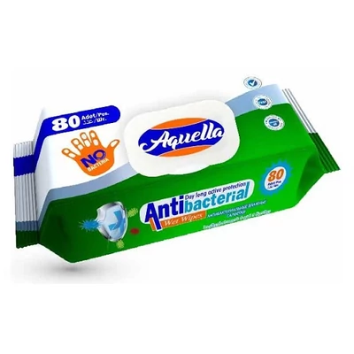 Aquella Nedves Törlőkendő 80DB-os