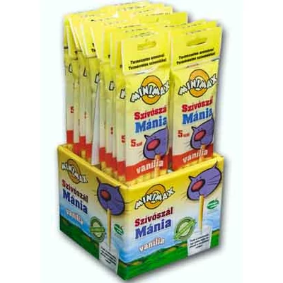Minimax Szívószálmánia 30G Vanília
