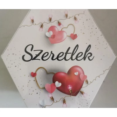 Chocolips 84G Boldog Névnapot /Szeretlek- Kávés Praliné