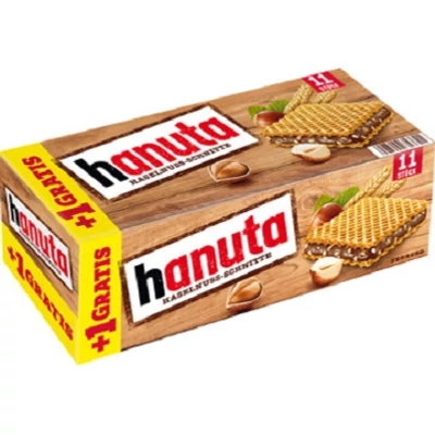 Hanuta Hazelnuss-Schnitte 242g 10+1Db-os