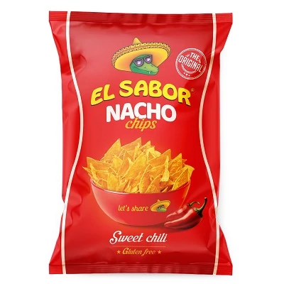 El Sabor 100G Nacho Chips Chili /733/