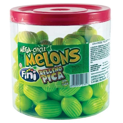 Fini Mega Chicle Melons Dinnyerágó 18G /10079/