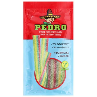 Pedro 80G Sour Tutti Frutti Belts