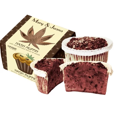 Euphoria Mary&Juana 60G Hash Muffin /874/  