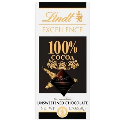 Lindt Excellence 50G 100% Cocoa Étcsokoládé (688005)