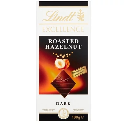 Lindt Excellence 100G Roasted Hazelnut Mogyorós Étcsokoládé LNEX1029