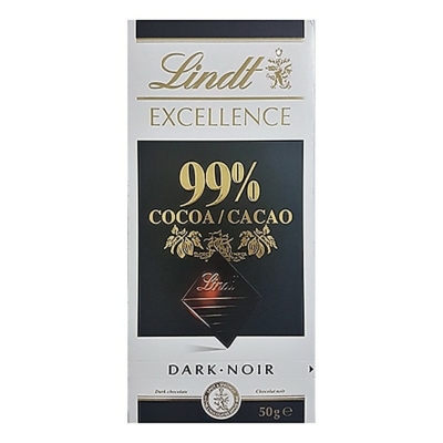 Lindt Excellence  99% kakaótartalmú étcsokoládé 50G