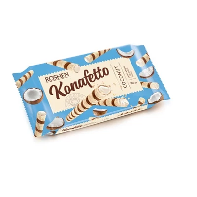 Roshen 140G Konafetto Kókuszkrémes Ostyarudak