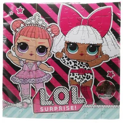 LOL- Paw Patrol 120G Csokoládés Praliné Puzzle 94614