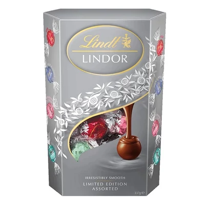 Lindt Lindor 337G Assorted Silver LNPR1061