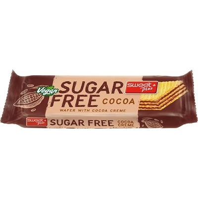 Sweet+Plus 24G SugarFree Kakaós Ostya Vegán