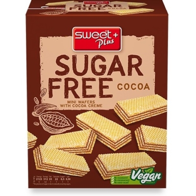 Sweet+Plus 180G SugarFree Kakaós Ostya