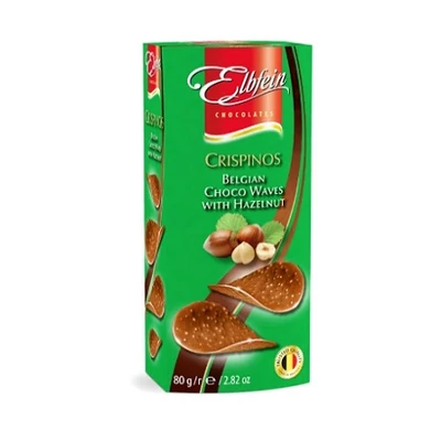 Elbfein Csoki Chips 80G Mogyorós Tejcsokoládé