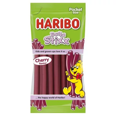 Haribo 80G Balla Stixx Cherry