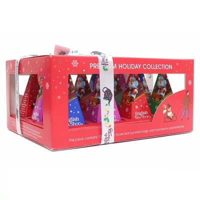 ETS 12 Karácsonyi Piros Mikulás Selyempiramis Bio Teaválogatás /60796/