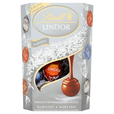 Lindt Lindor 200G Assorted Silver (660625)