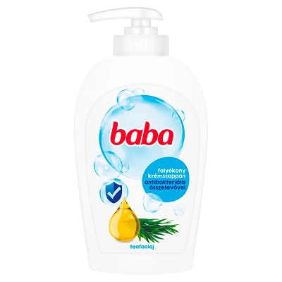 Baba Folyékony Szappan 250Ml Antibakteriális Hatású Teafaolajjal