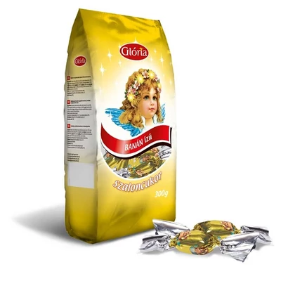 Szaloncukor 300G Glória Banán