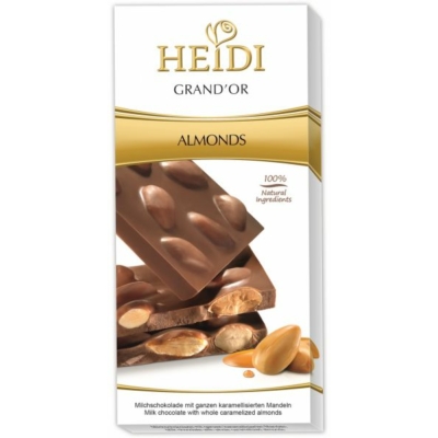 Heidi Grand'Or mandulával töltött tejcsokoládé 100G