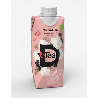 D'Tea 330ML Organikus Cickafarkfű Tea Arónia Lével 