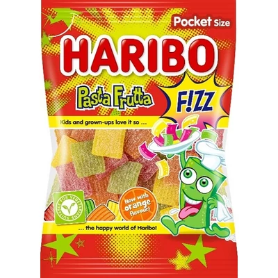 Haribo 70G Pasta Frutta F!zz Vegetáriánus