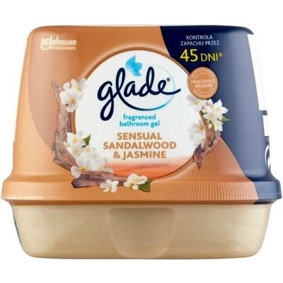 Glade 180G Fürdőszobai Légfrissítő Zselé Sensual Sandalwood&Jasmin