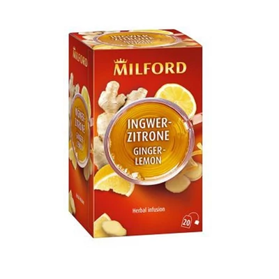 Milford Tea 20*2G Gyömbér-Citrom Gyógynövénytea