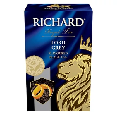 Richard Royal 90G Lord Grey Fekete Tea