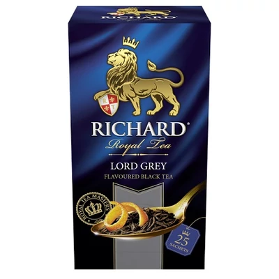 Richard Royal 50G Lord Grey Fekete Tea