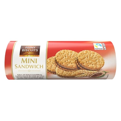 Feiny Biscuits 180G Mini Szendvicskeksz Kakaó Krémmel /87854/