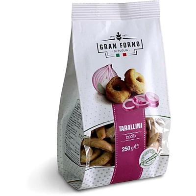 Tarallini 250G Hagymás Snack (TCI20PZ/GF)