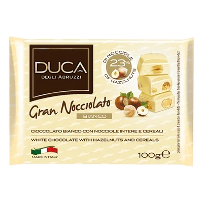 Duca 100g Gran Nocciolato Bianco Fehér
