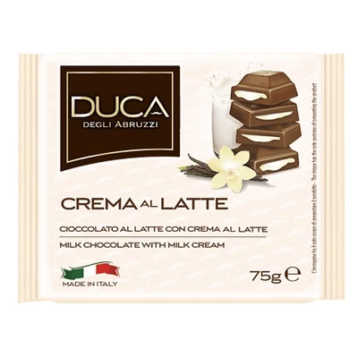 Duca 75G Crema al Latte – Tejkrém