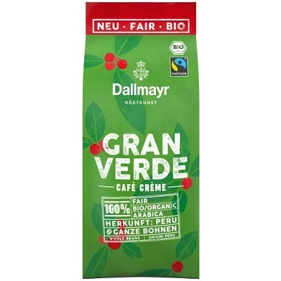 Dallmayr 220G Gran Verde Café Créme Szemes