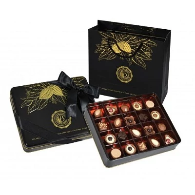 Bolci 250G Black And Gold Tin Box ECH092