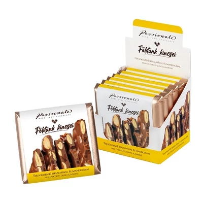 Passionate 70G Földünk Kincsei Táblás Birsalma-Mandula Tejcsokoládé