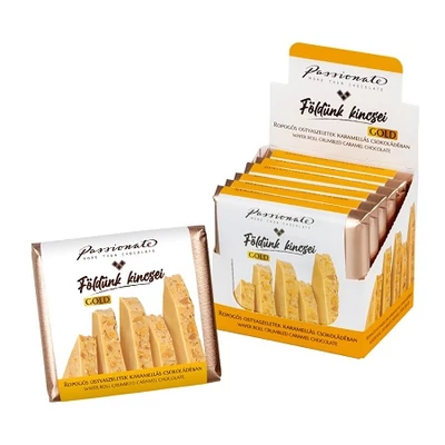 Passionate 70G Földünk Kincsei Táblás Ostyás Karamellás Csokoládé