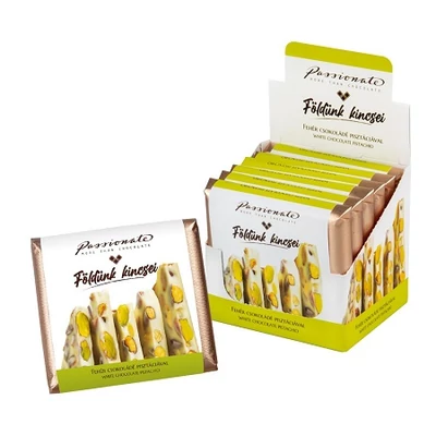Passionate 70G Földünk Kincsei Táblás Pisztáciás Fehércsokoládé