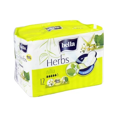 Bella Herbs Egészségügyi Betét 12Db Hársfavirág