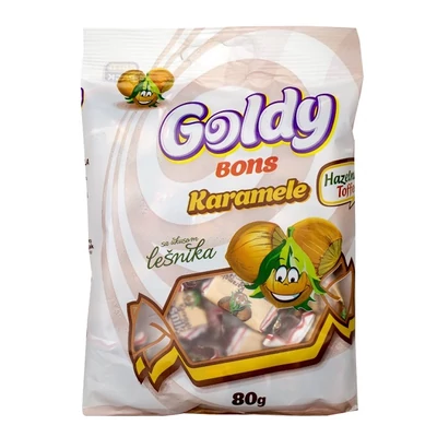 Goldy Bons Puhakaramella mogyorós 80g